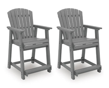 Sanctuary Beach Outdoor Counter Height Bar Stool (Set of 2) - Romeo & Juliet Furniture (Warren,MI)