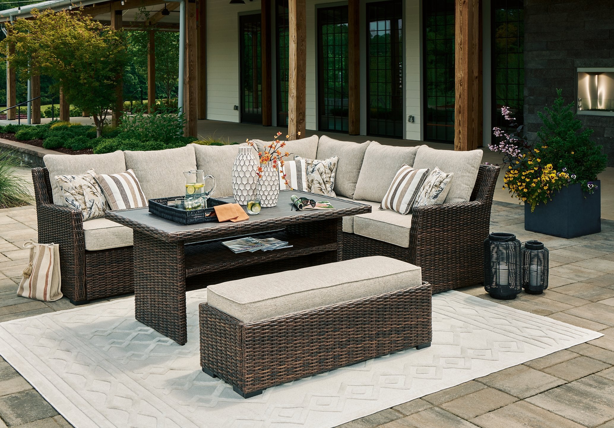 Brook Ranch Outdoor Package - Romeo & Juliet Furniture (Warren,MI)