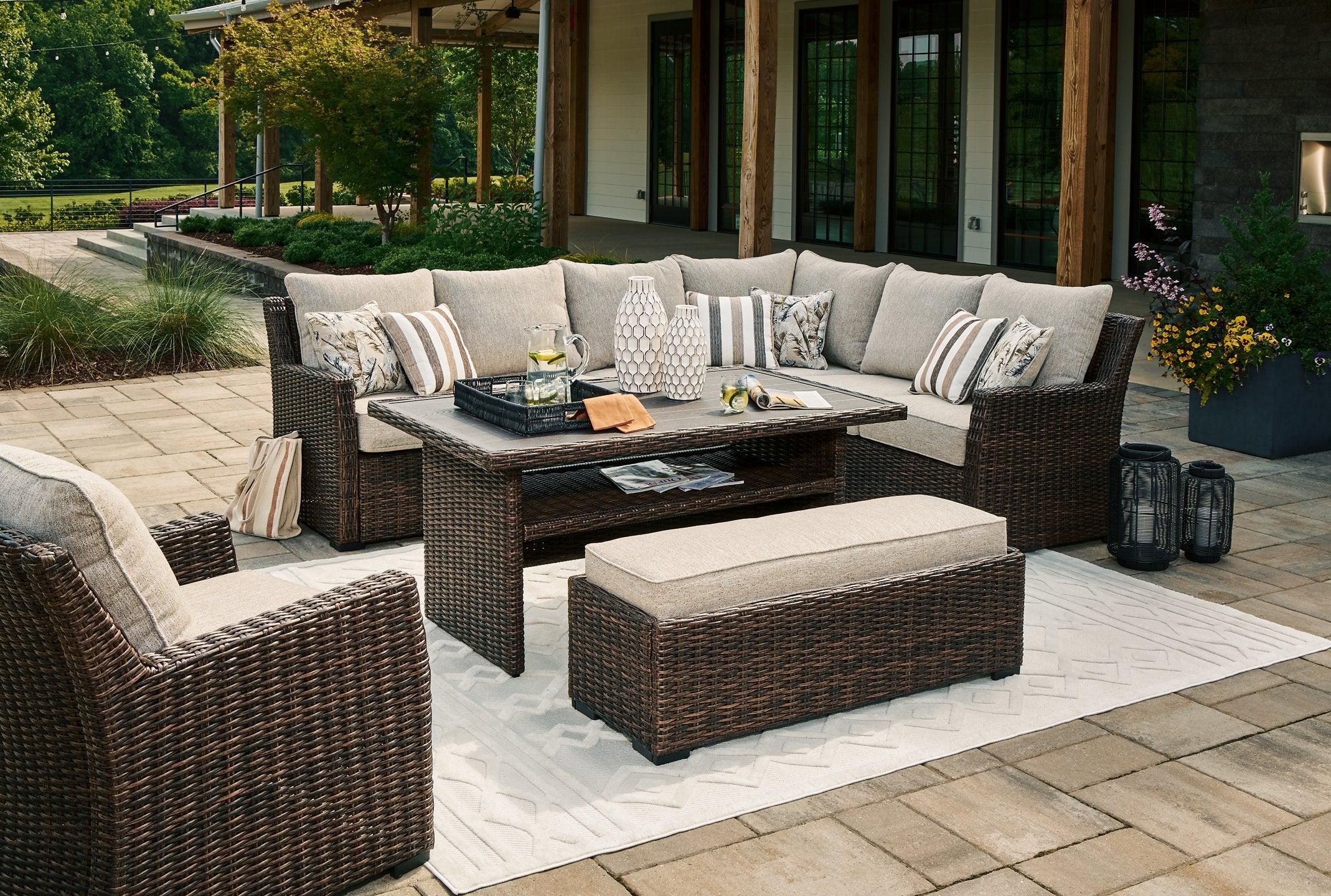 Brook Ranch Outdoor Package - Romeo & Juliet Furniture (Warren,MI)