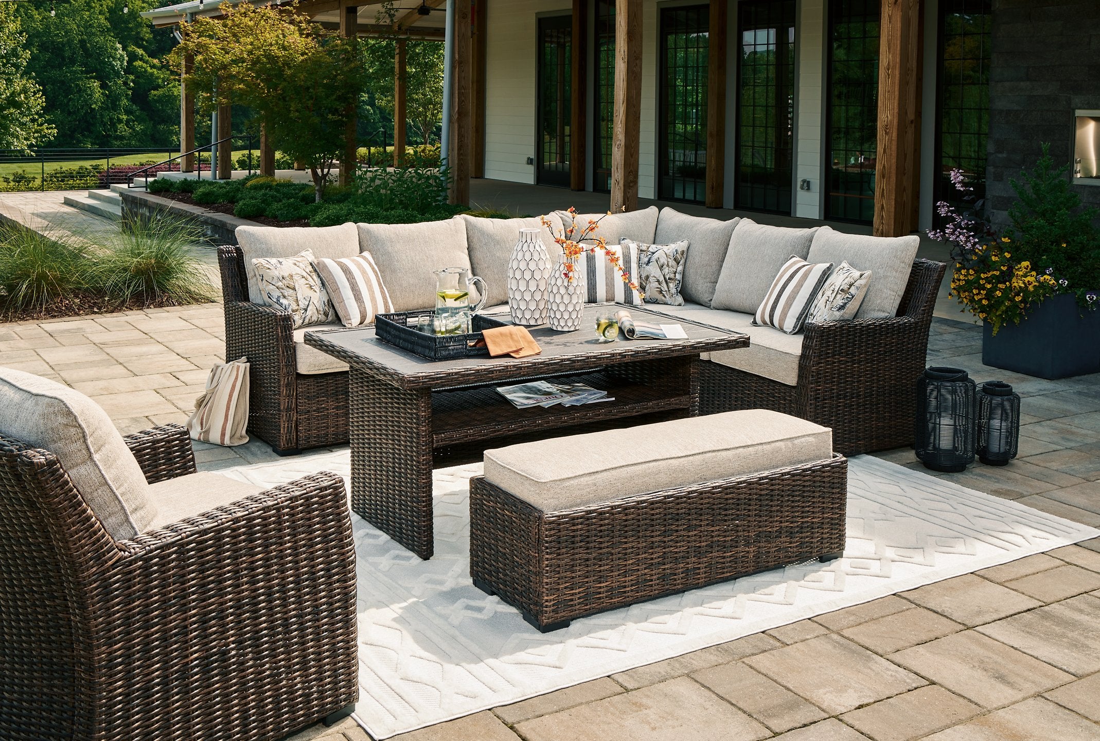 Brook Ranch Outdoor Package - Romeo & Juliet Furniture (Warren,MI)
