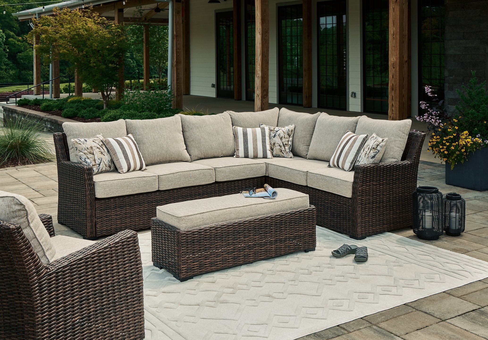 Brook Ranch Outdoor Package - Romeo & Juliet Furniture (Warren,MI)