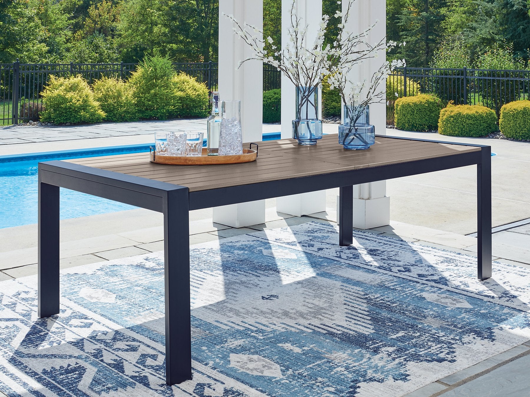 East Beach Outdoor Dining Set - Romeo & Juliet Furniture (Warren,MI)