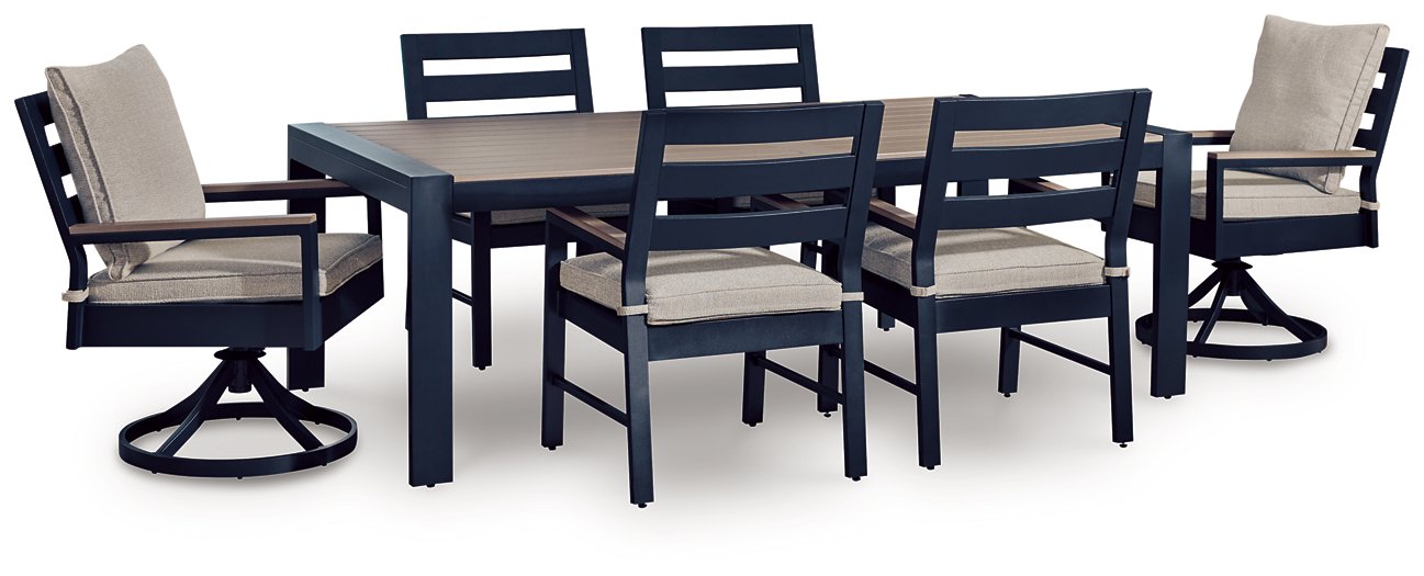 East Beach Outdoor Dining Set - Romeo & Juliet Furniture (Warren,MI)