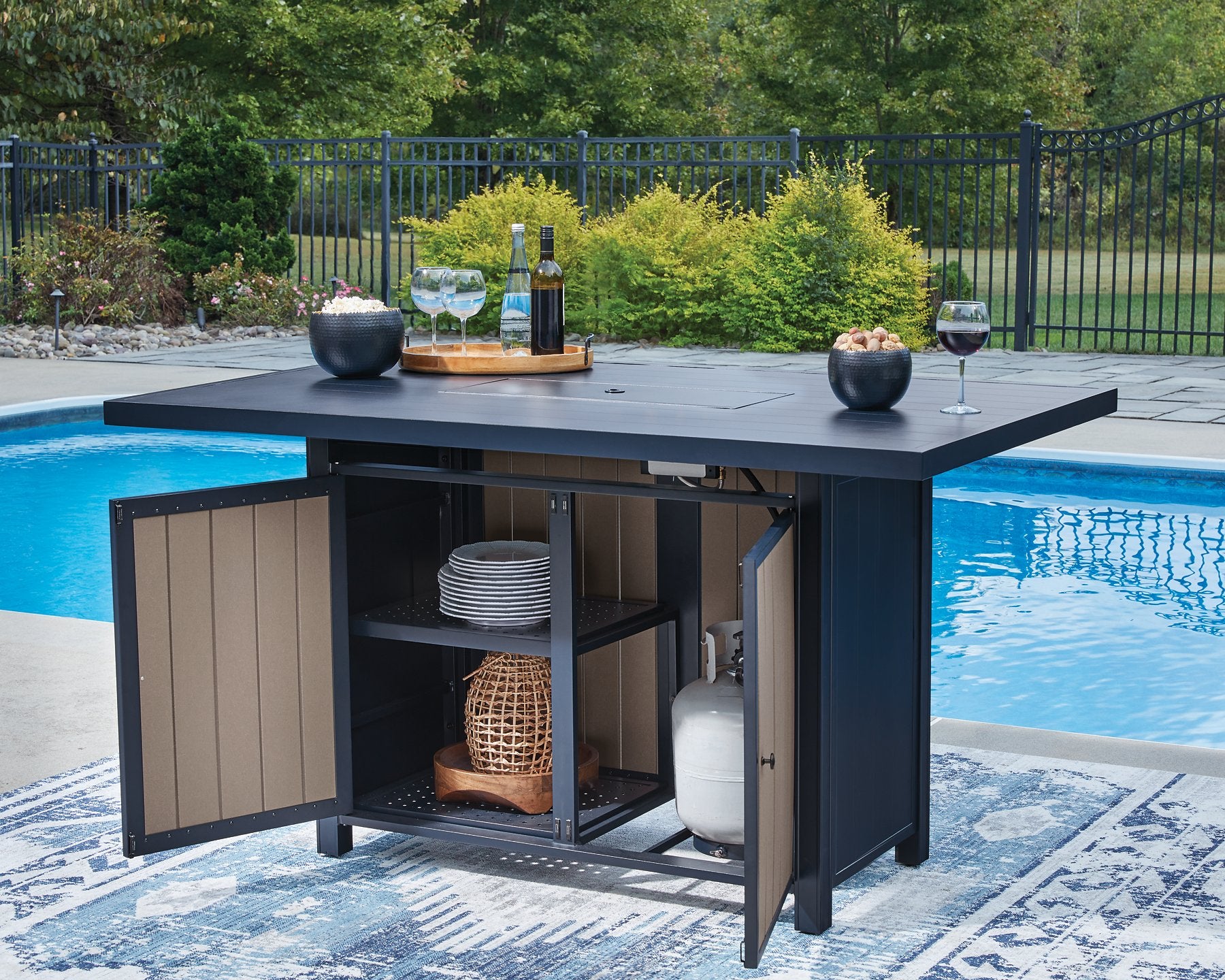 East Beach Outdoor Dining Set - Romeo & Juliet Furniture (Warren,MI)