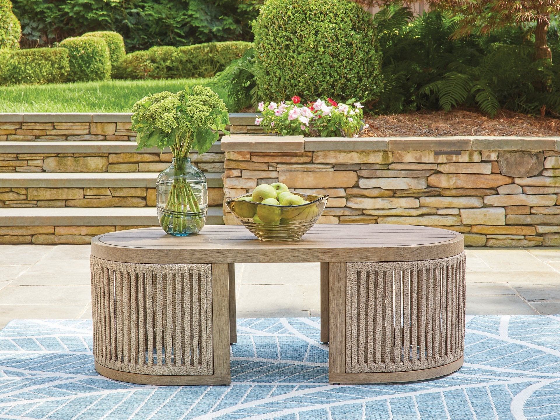 Serena Shores Outdoor Coffee Table - Romeo & Juliet Furniture (Warren,MI)
