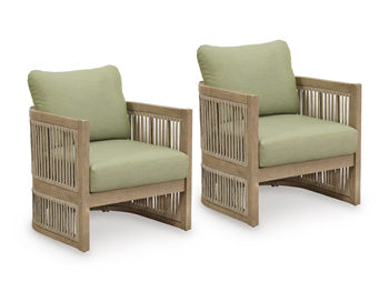 Serena Shores Outdoor Lounge Chair (Set of 2) - Romeo & Juliet Furniture (Warren,MI)