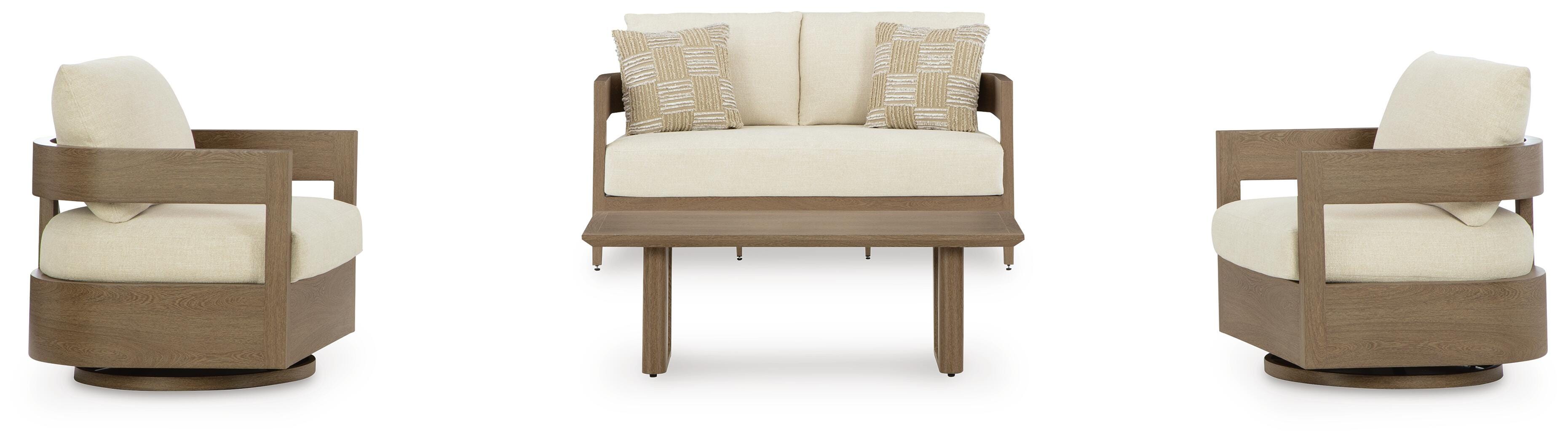 Serene Bay Outdoor Seating Set - Romeo & Juliet Furniture (Warren,MI)