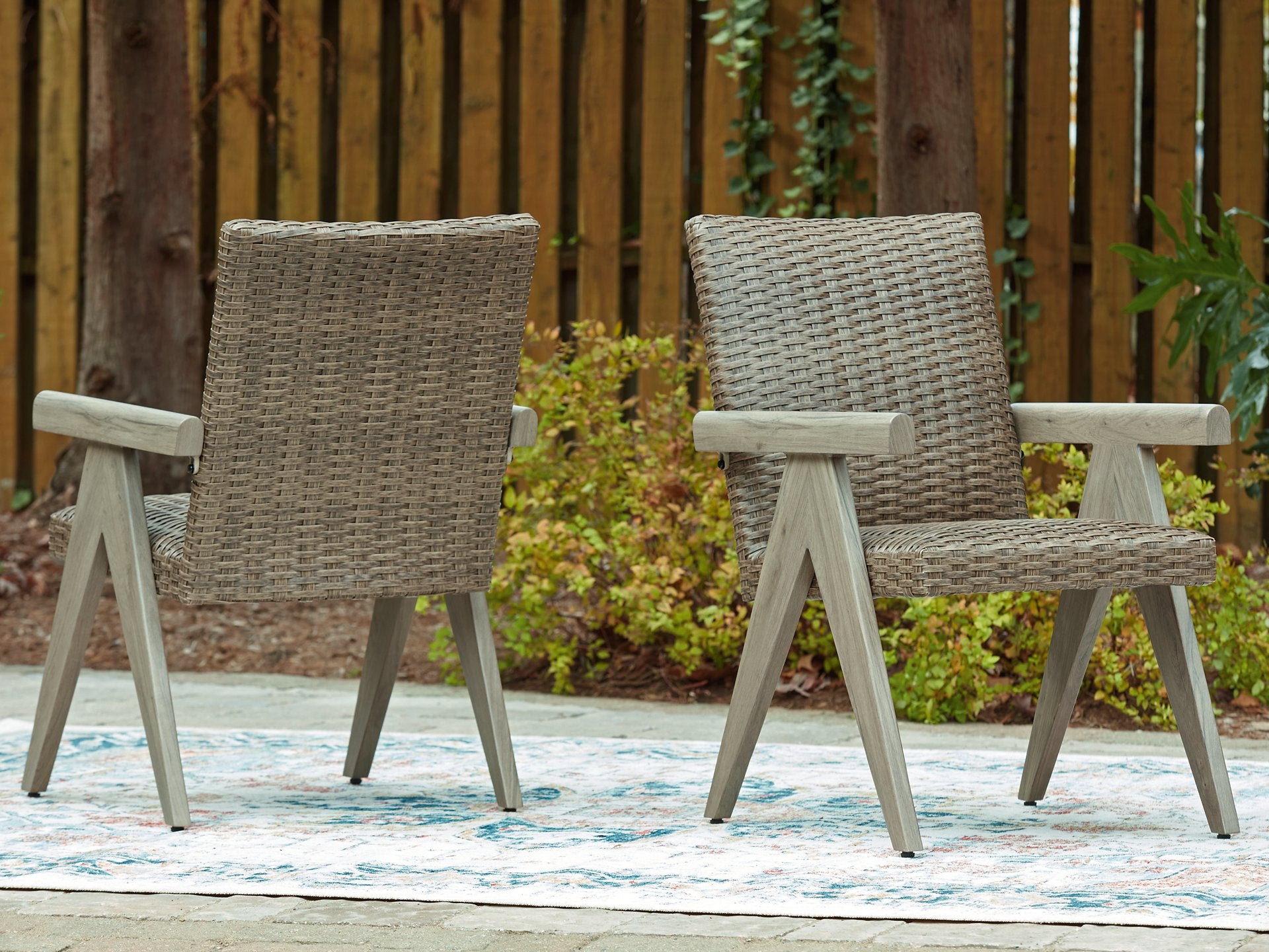 Cliff Trails Outdoor Arm Chair (Set of 2) - Romeo & Juliet Furniture (Warren,MI)