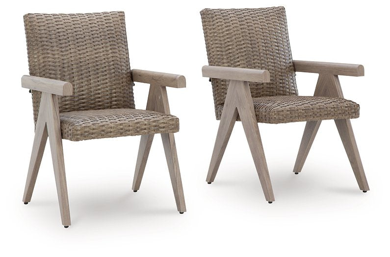 Cliff Trails Outdoor Arm Chair (Set of 2) - Romeo & Juliet Furniture (Warren,MI)