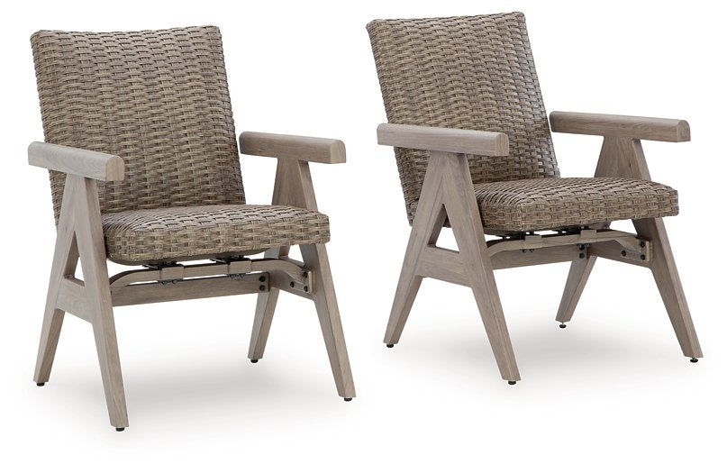 Cliff Trails Outdoor Rocking Arm Chair (Set of 2) - Romeo & Juliet Furniture (Warren,MI)