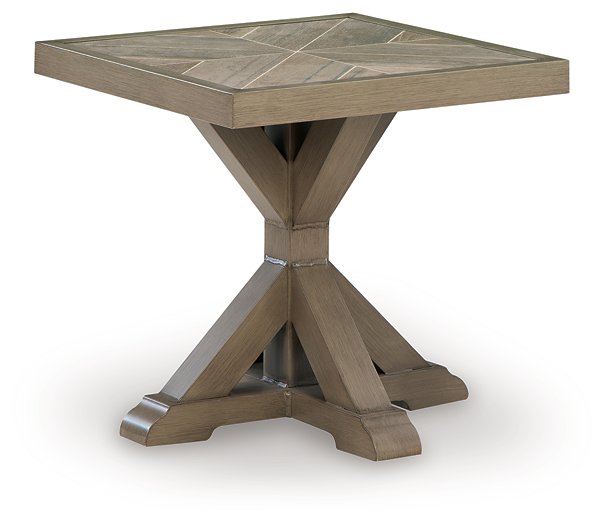 Laguna Heights Outdoor End Table - Romeo & Juliet Furniture (Warren,MI)
