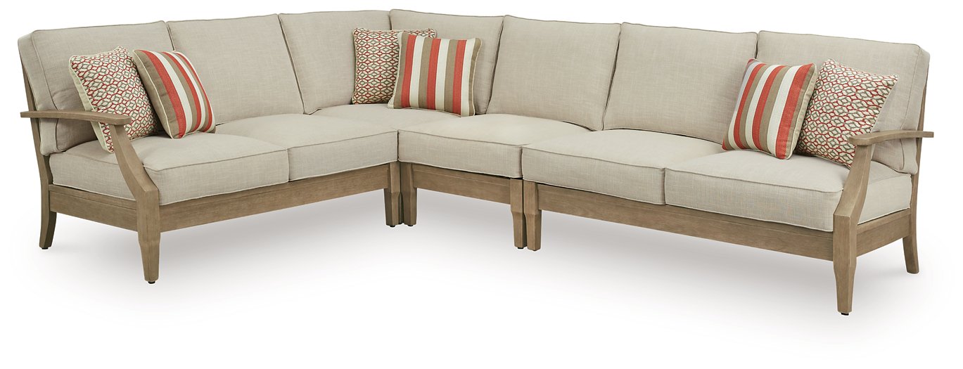 Clare View Outdoor Sectional - Romeo & Juliet Furniture (Warren,MI)