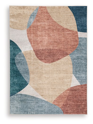 Chanleigh Washable 5' x 7' Area Rug - Romeo & Juliet Furniture (Warren,MI)