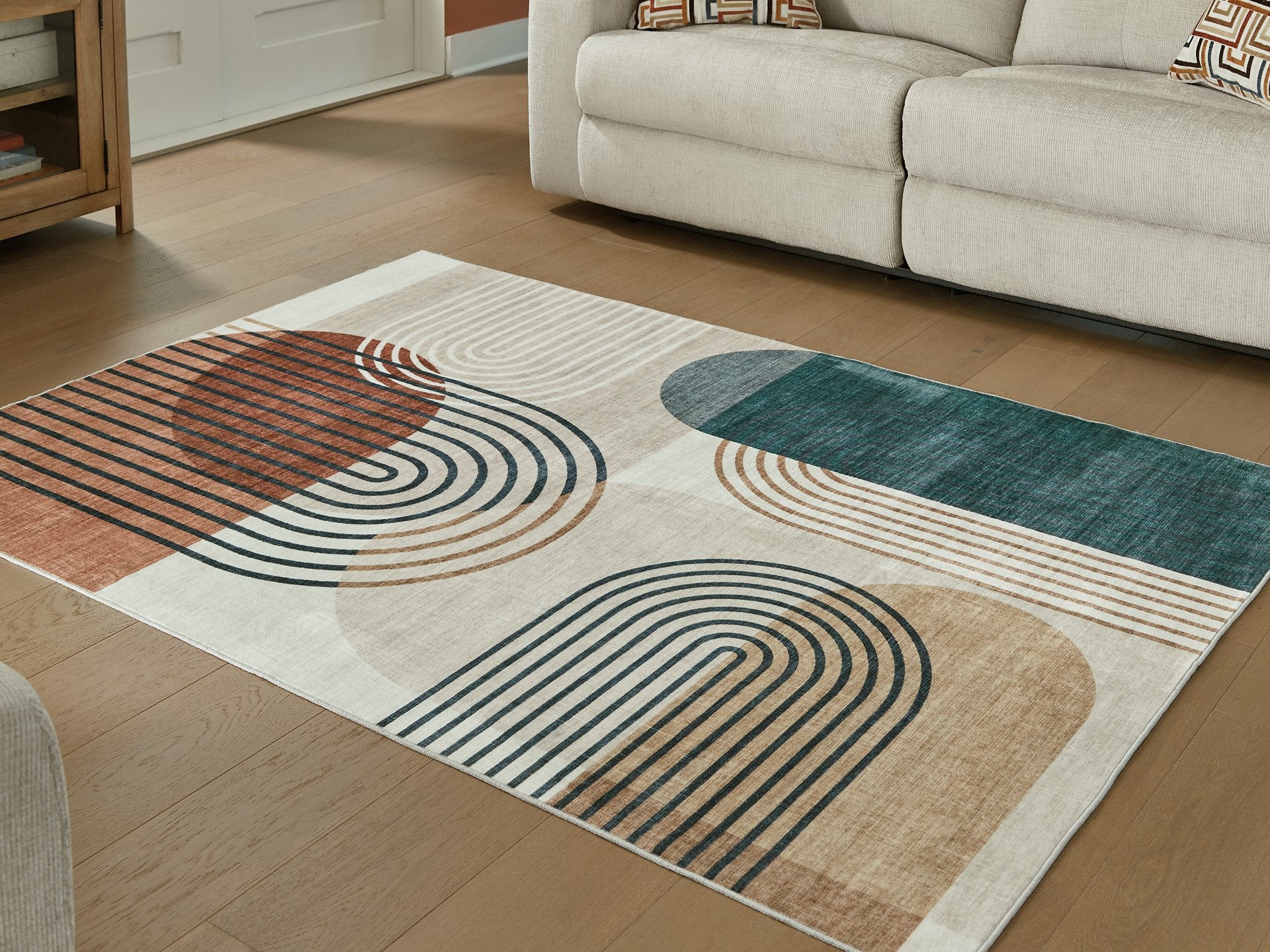 Farrendale Washable Area Rug - Romeo & Juliet Furniture (Warren,MI)