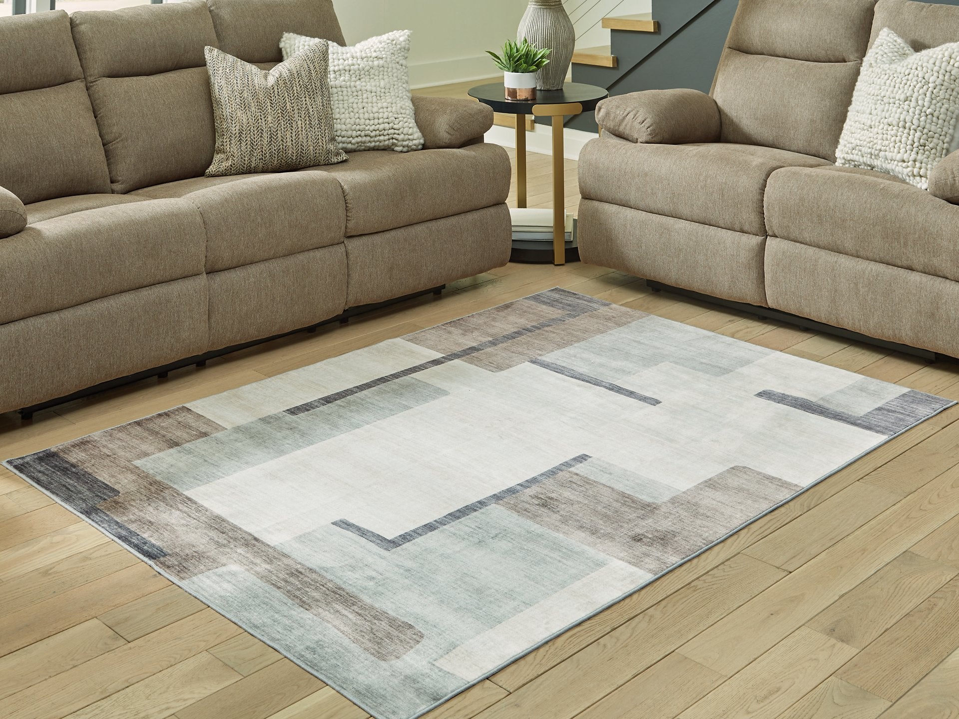 Larkport Washable Area Rug - Romeo & Juliet Furniture (Warren,MI)