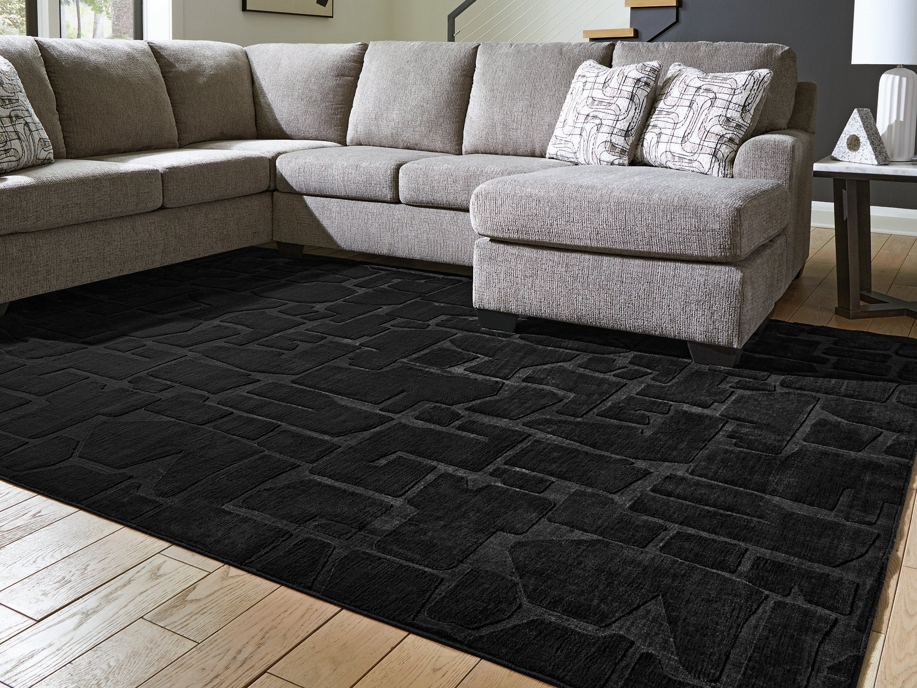 Gibbswell Washable Area Rug - Romeo & Juliet Furniture (Warren,MI)