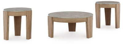 Guystone Table (Set of 3) - Romeo & Juliet Furniture (Warren,MI)