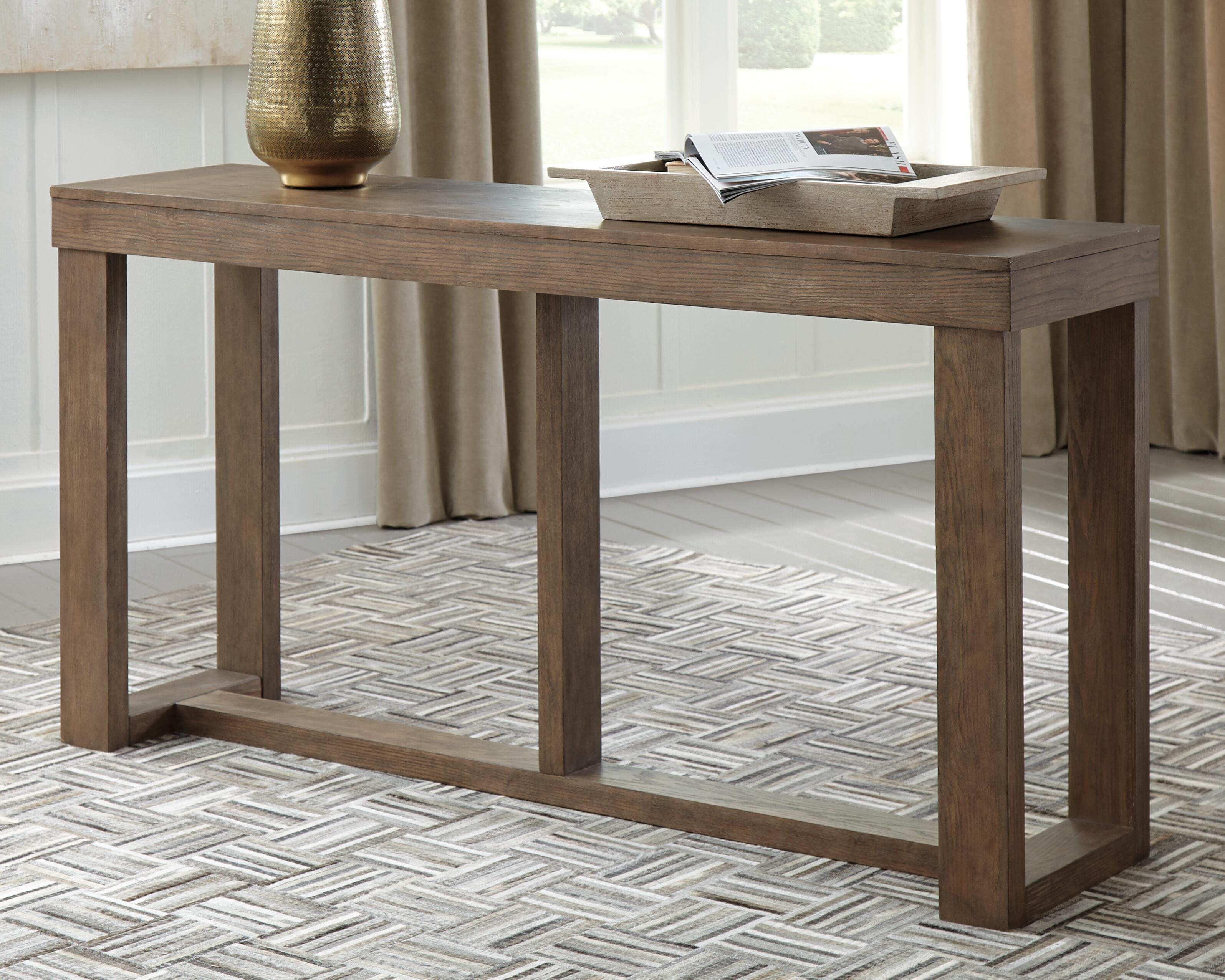 Cariton Sofa/Console Table - Romeo & Juliet Furniture (Warren,MI)