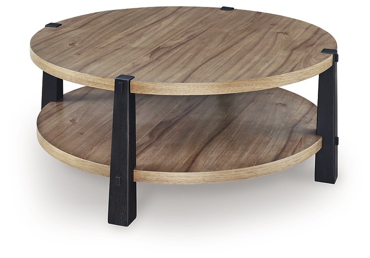 Ridgester Coffee Table - Romeo & Juliet Furniture (Warren,MI)