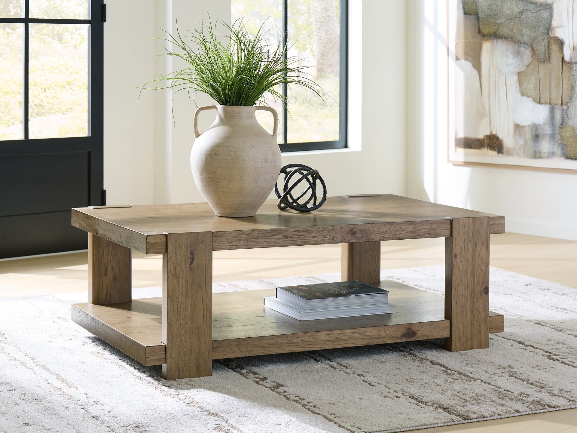 Flangren Coffee Table - Romeo & Juliet Furniture (Warren,MI)