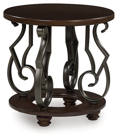 Frallyn End Table - Romeo & Juliet Furniture (Warren,MI)