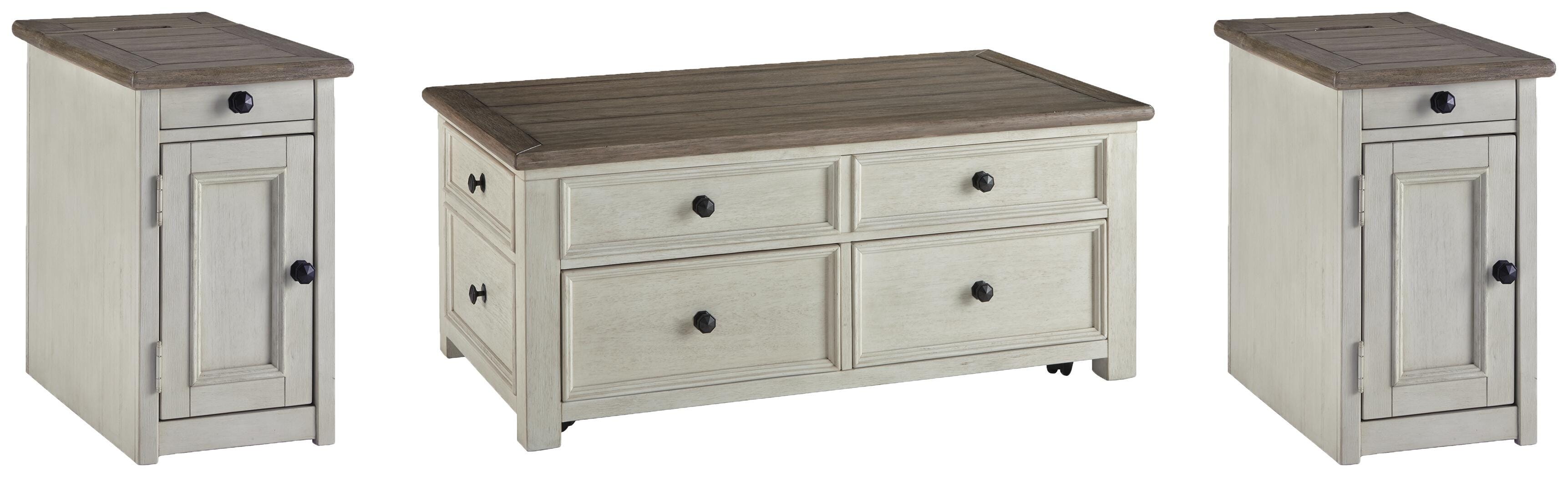 Bolanburg Occasional Table Set - Romeo & Juliet Furniture (Warren,MI)