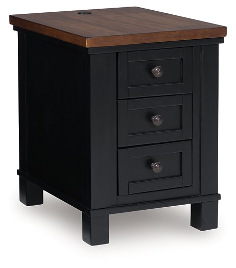Wildenauer Chairside End Table - Romeo & Juliet Furniture (Warren,MI)