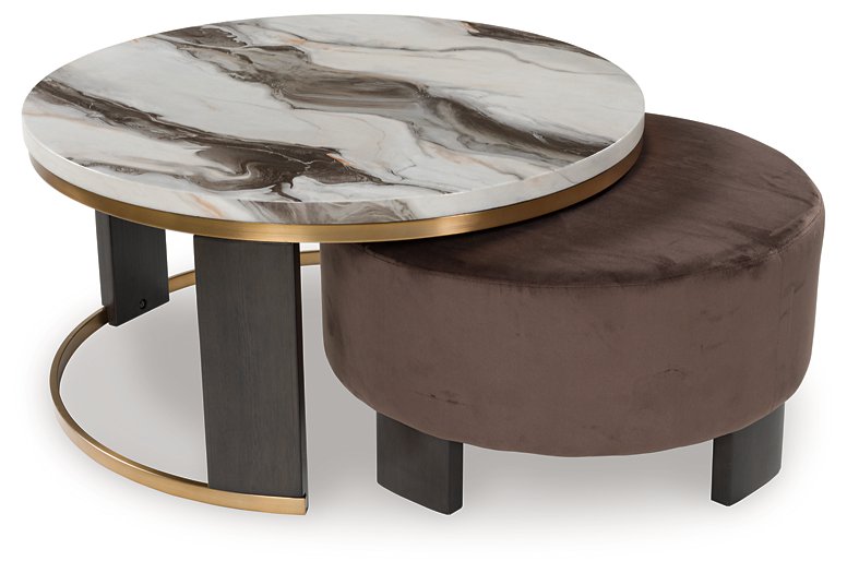 Jazmore Nesting Coffee Table (Set of 2) - Romeo & Juliet Furniture (Warren,MI)