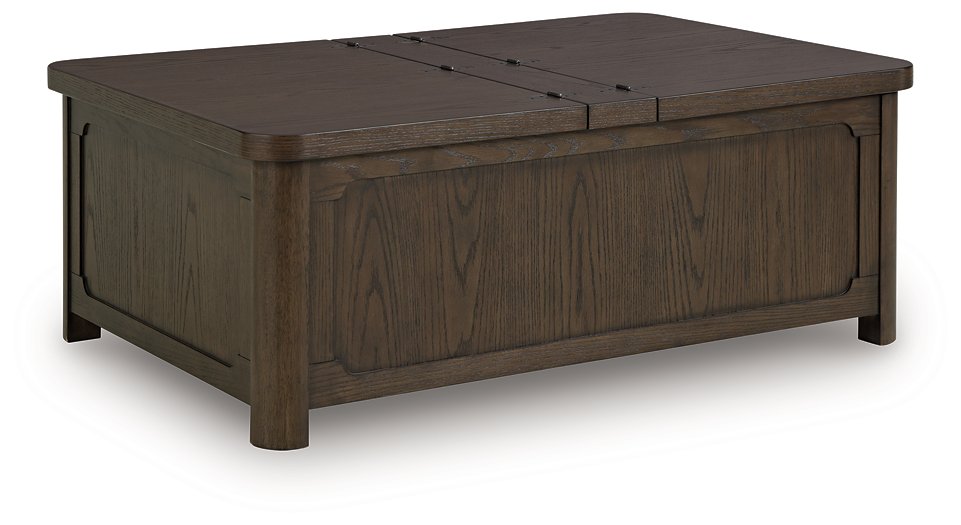 Breckington Coffee Table With Storage - Romeo & Juliet Furniture (Warren,MI)