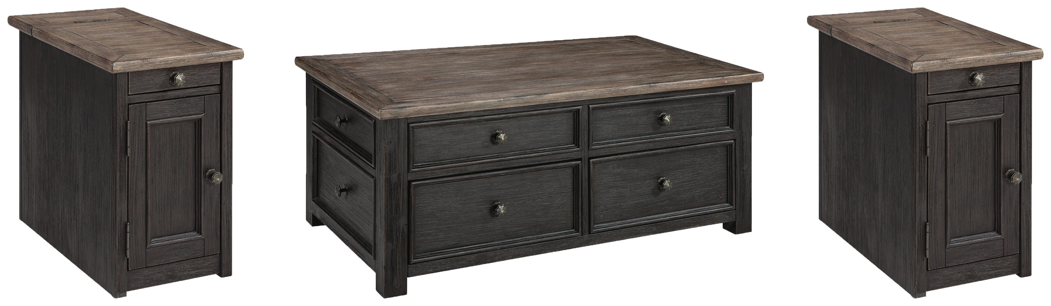 Tyler Creek Occasional Table Set - Romeo & Juliet Furniture (Warren,MI)