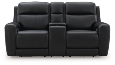 5Z-Relaxation Power Reclining Loveseat with Console - Romeo & Juliet Furniture (Warren,MI)