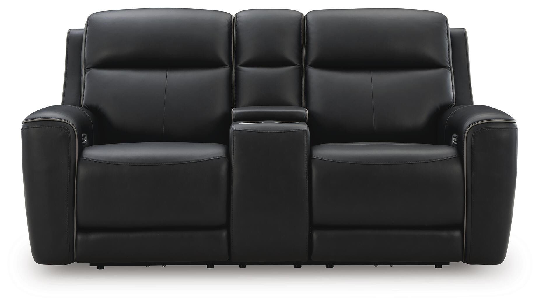 5Z-Relaxation Power Reclining Loveseat with Console - Romeo & Juliet Furniture (Warren,MI)