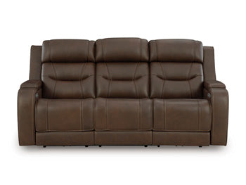 Knightington Power Reclining Sofa with Audio Seating - Romeo & Juliet Furniture (Warren,MI)