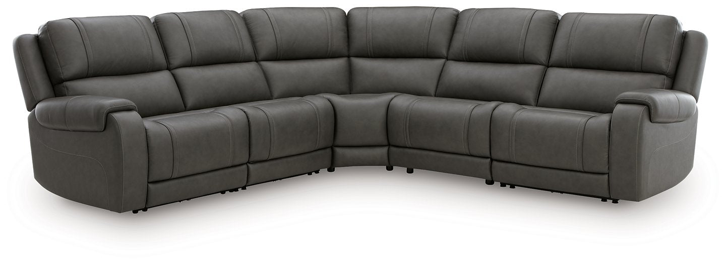 5Z - Pittson Power Reclining Sectional - Romeo & Juliet Furniture (Warren,MI)