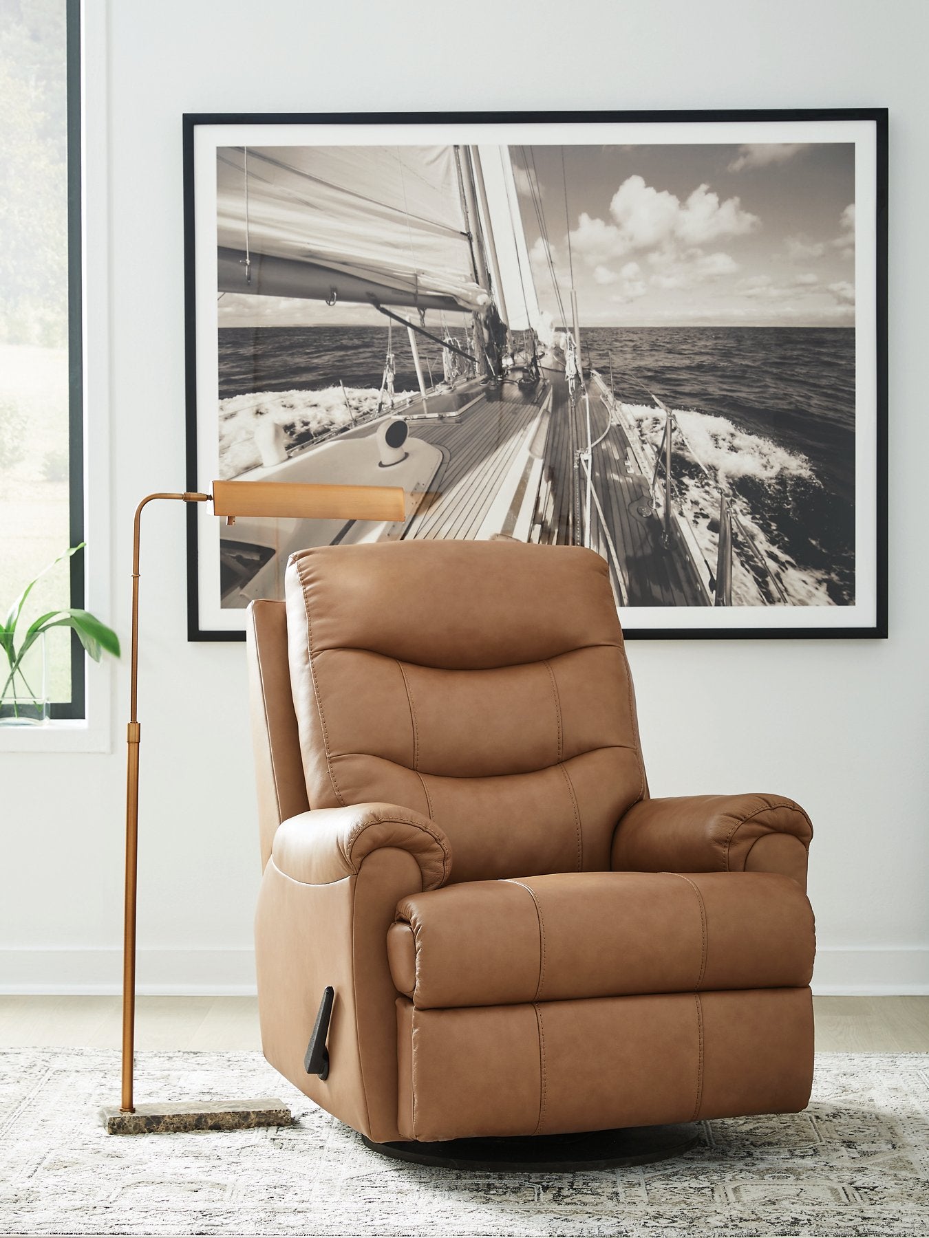 Flynwood Swivel Glider Recliner - Romeo & Juliet Furniture (Warren,MI)