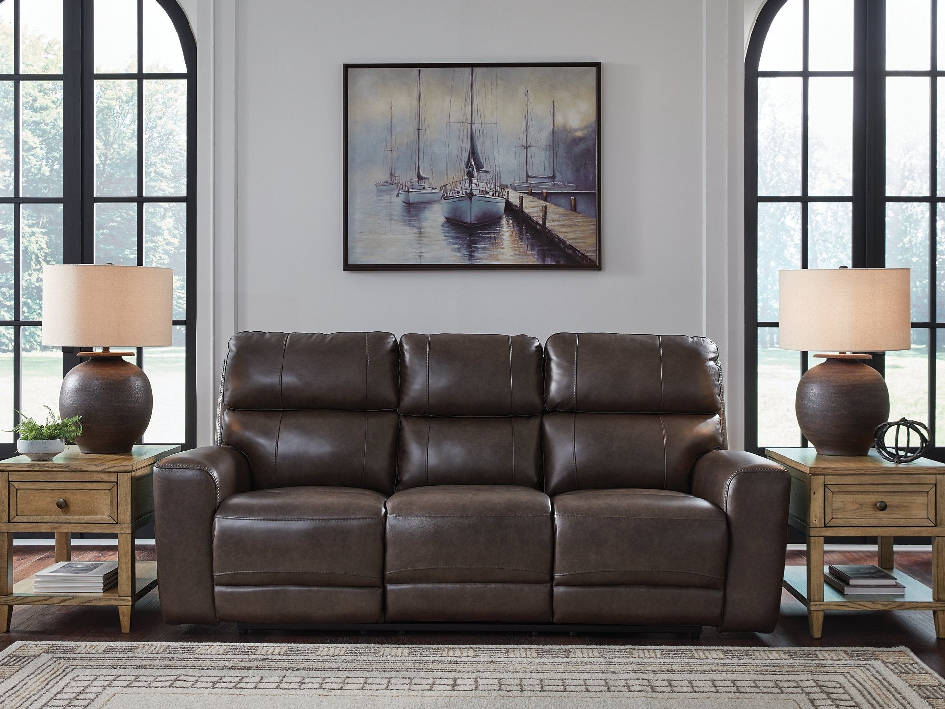 Crossplex Power Reclining Sofa - Romeo & Juliet Furniture (Warren,MI)