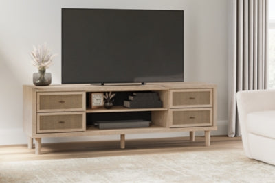 Cielden 72" TV Stand with Electric Fireplace - Romeo & Juliet Furniture (Warren,MI)