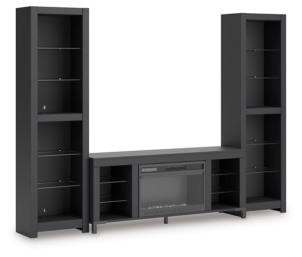 Cayberry Entertainment Center with Electric Fireplace - Romeo & Juliet Furniture (Warren,MI)