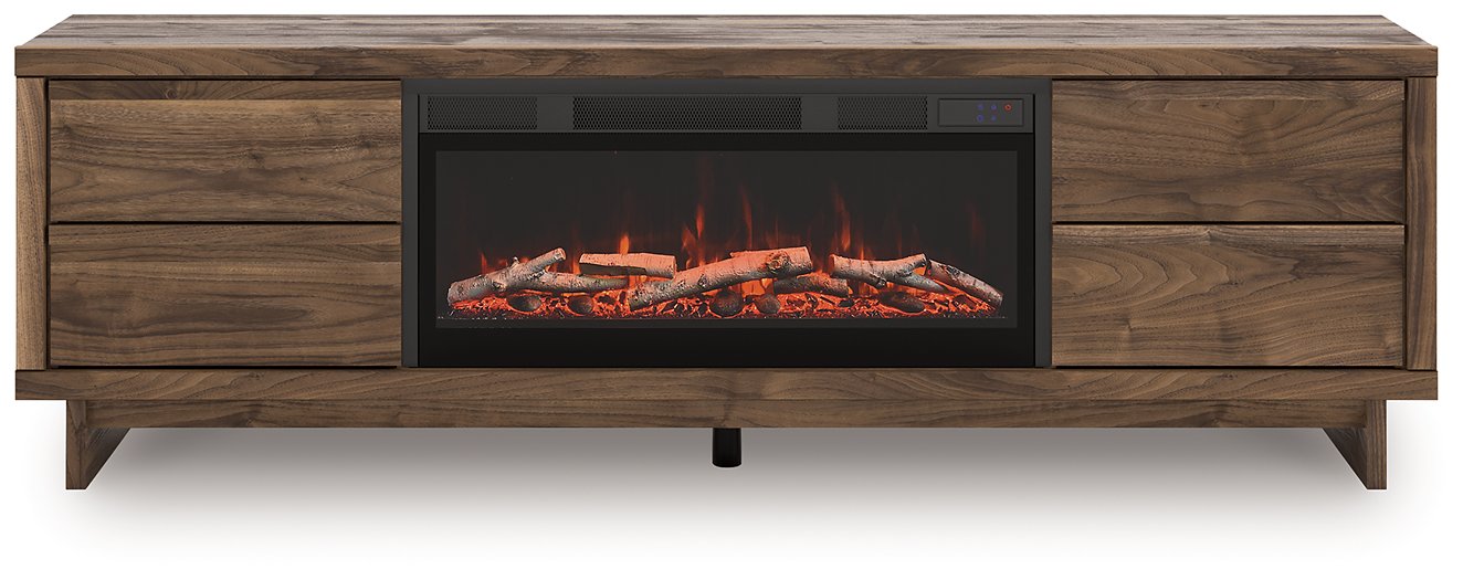 Zadilyn 72" TV Stand with Electric Fireplace - Romeo & Juliet Furniture (Warren,MI)