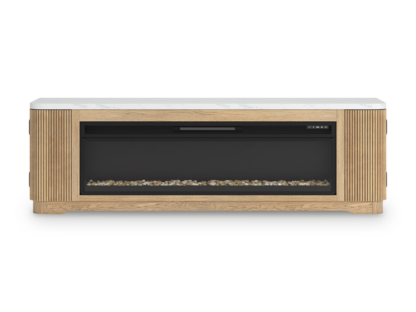 Camdill 80" TV Stand with Electric Fireplace - Romeo & Juliet Furniture (Warren,MI)