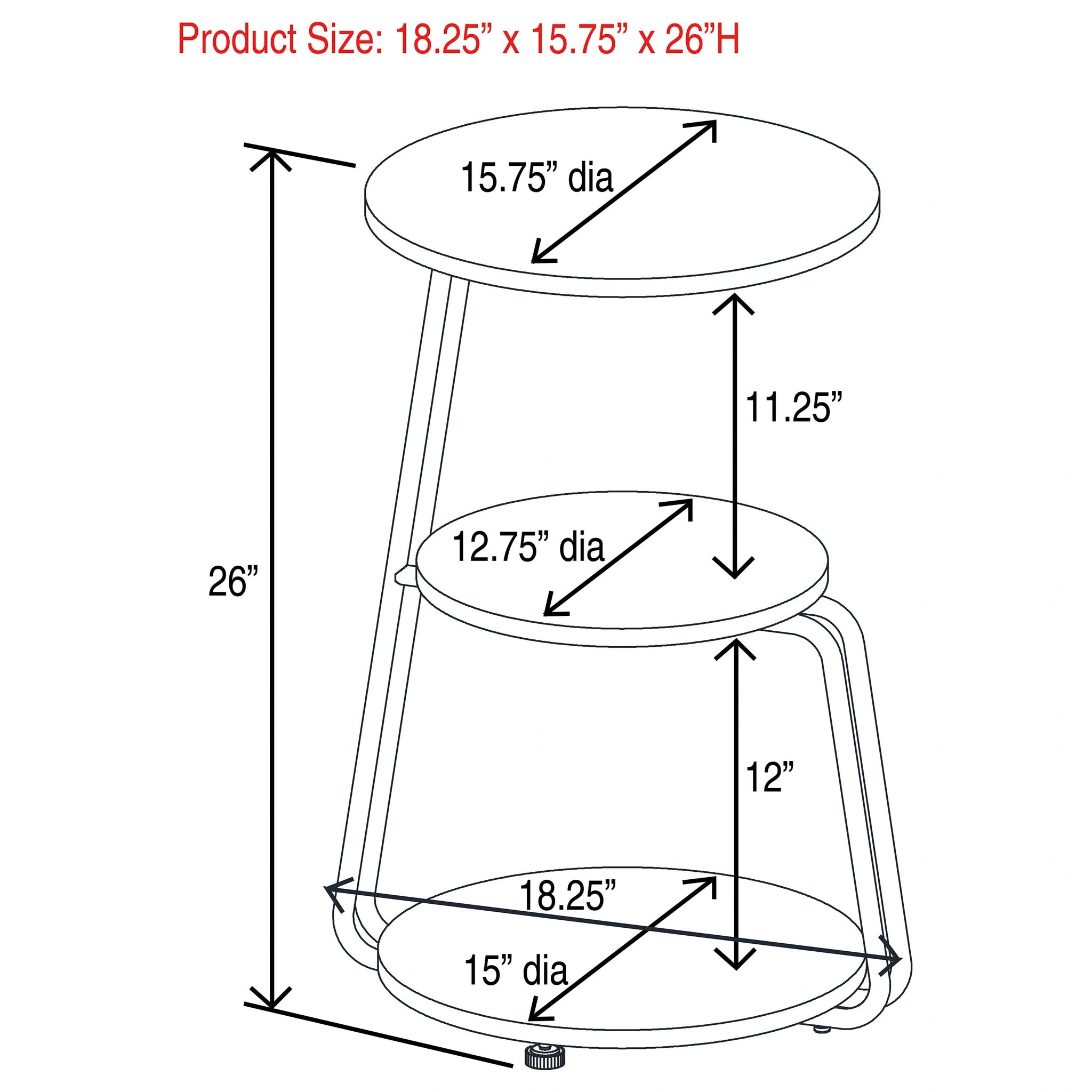 Hilly Side Table