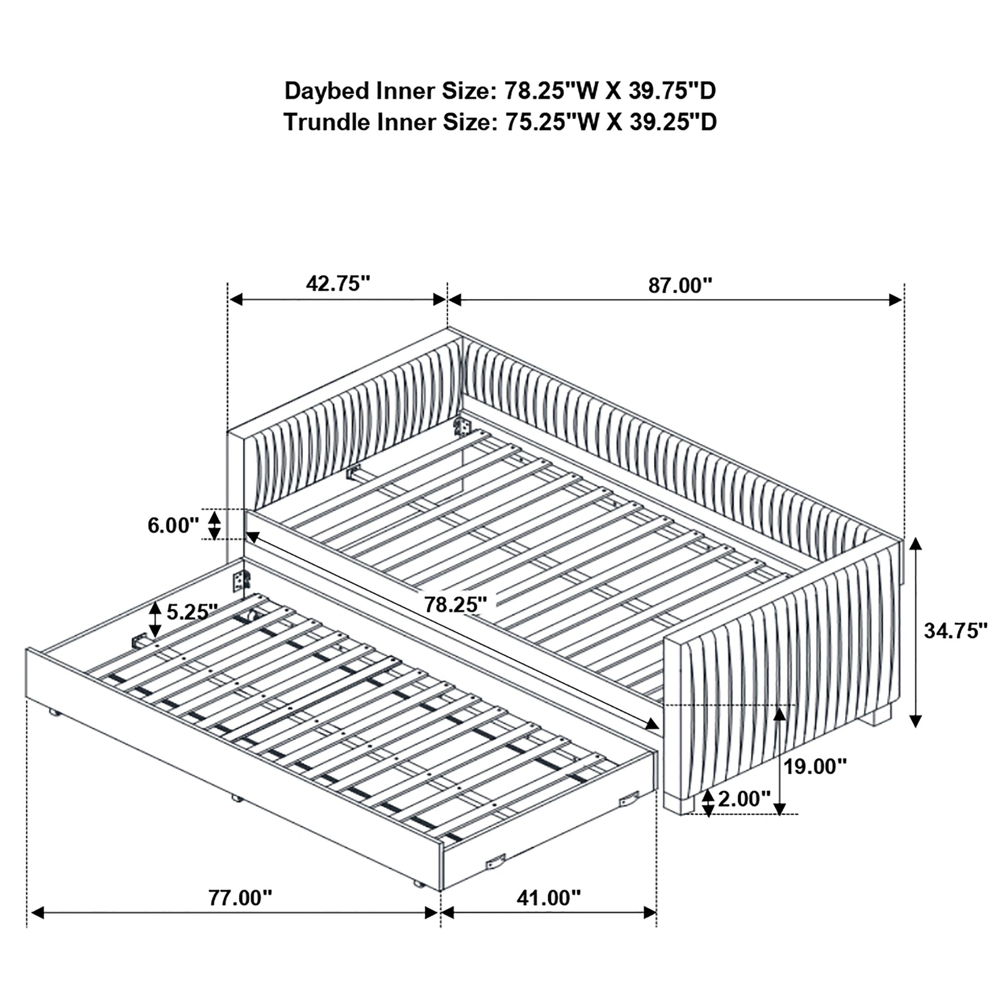 Brodie Daybed with Trundle
