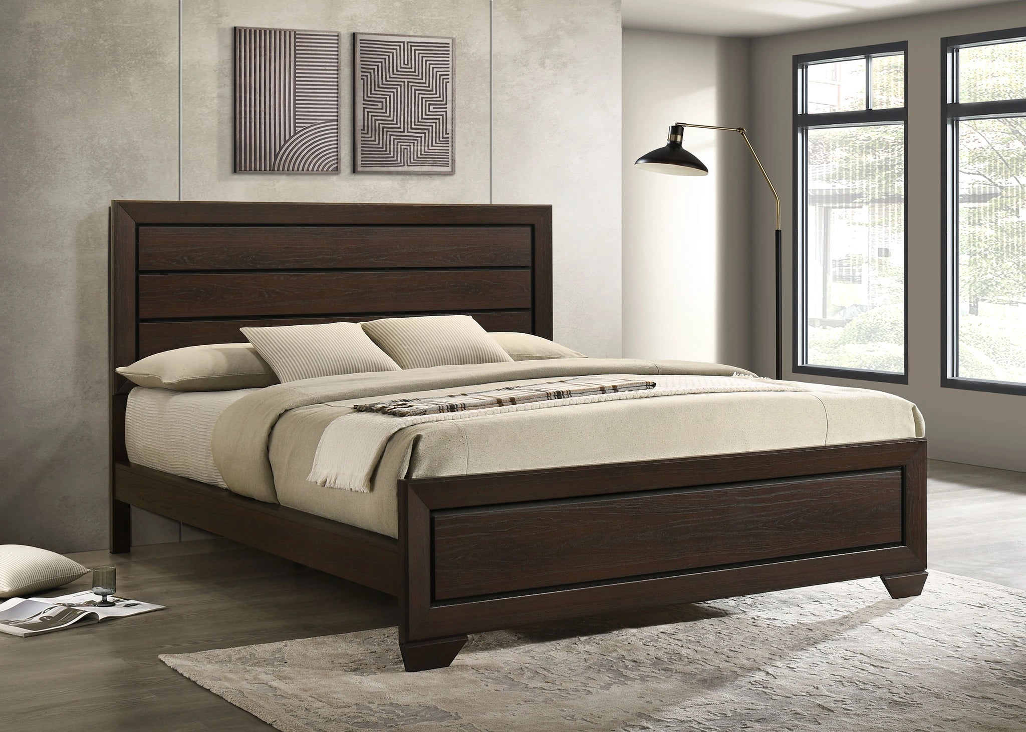 Kauffman Panel Bed