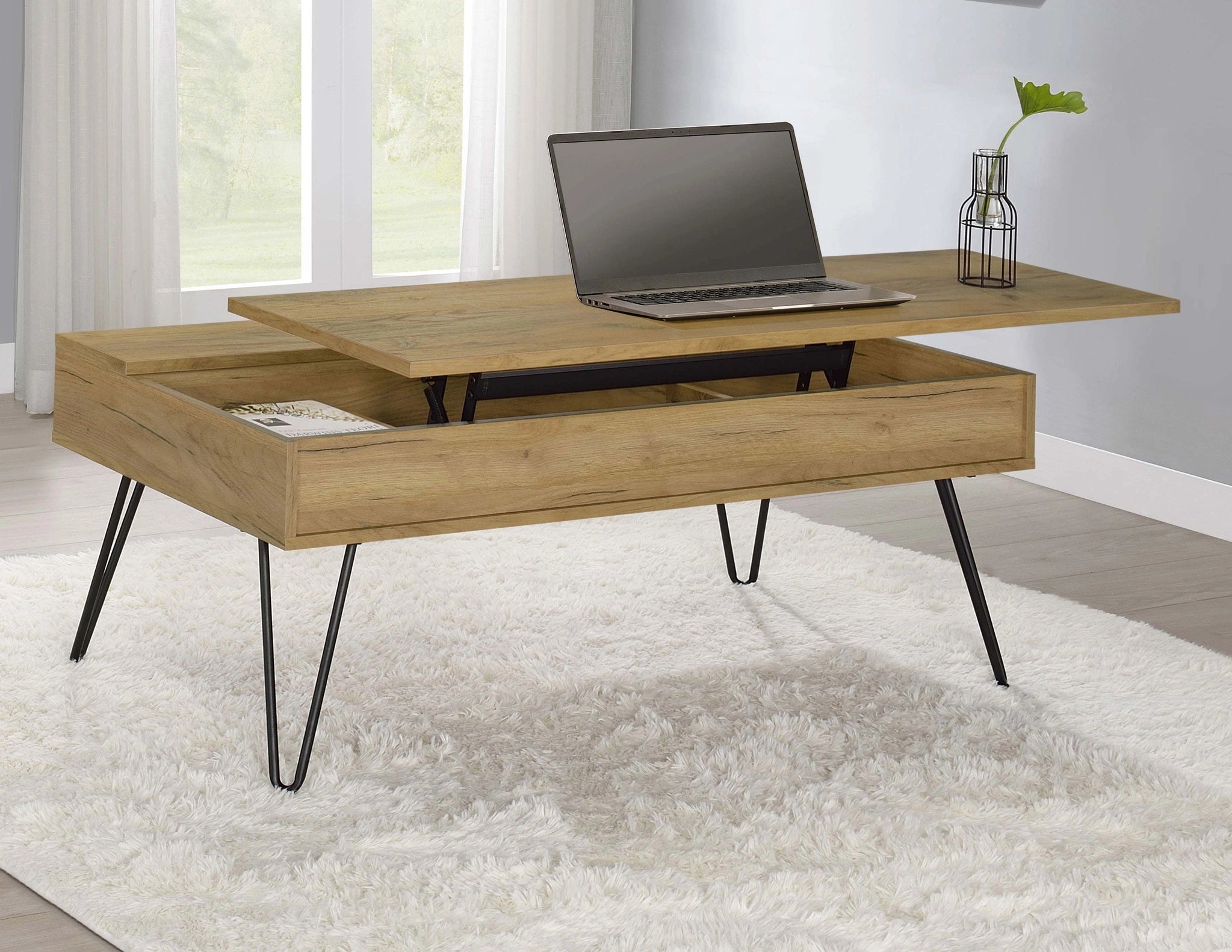 Fanning Lift-Top Coffee Table