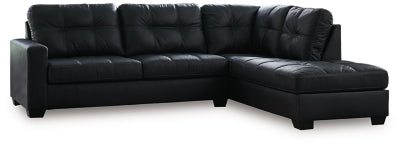 Barlin Mills Sectional with Chaise - Romeo & Juliet Furniture (Warren,MI)