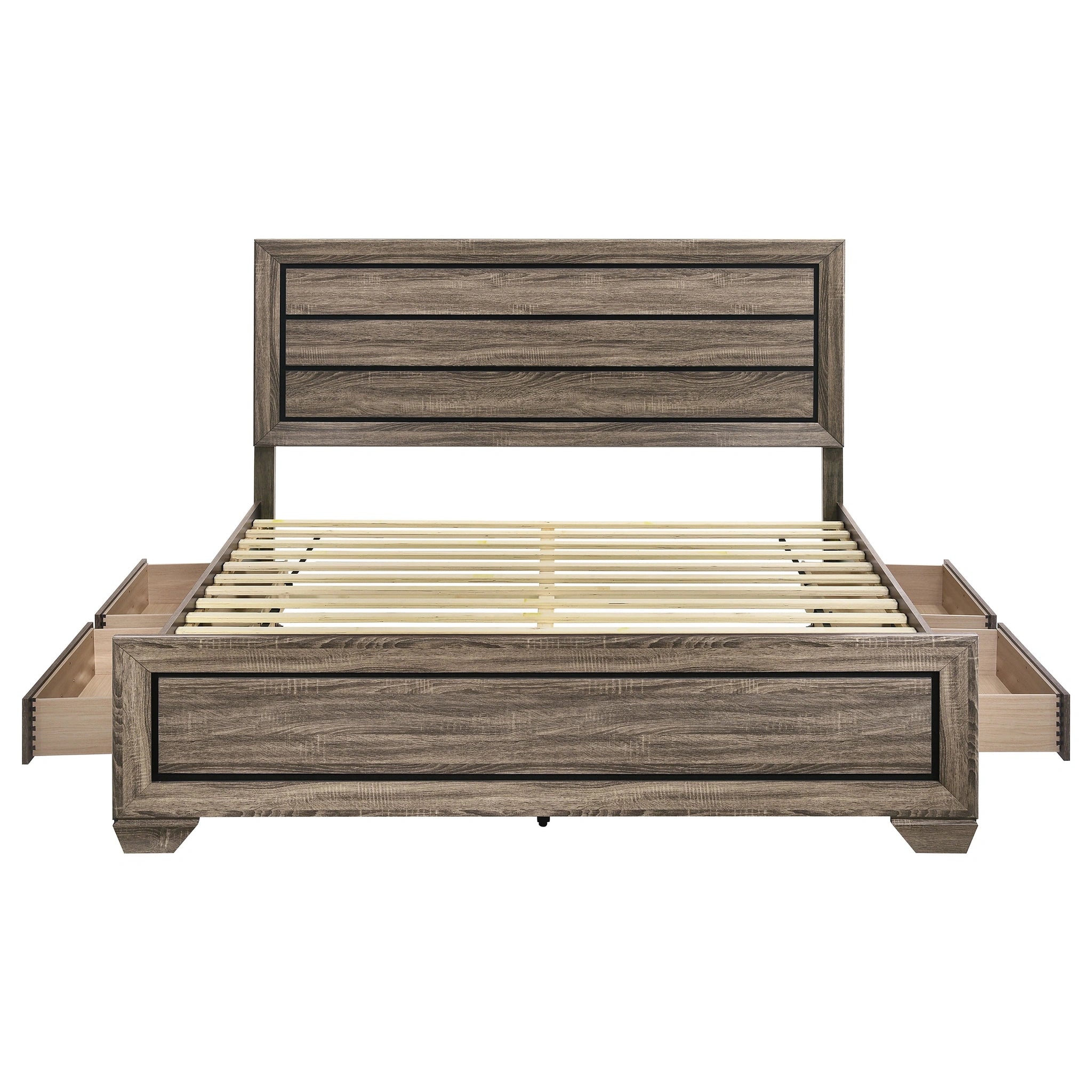 Kauffman Panel Platform Storage Bed