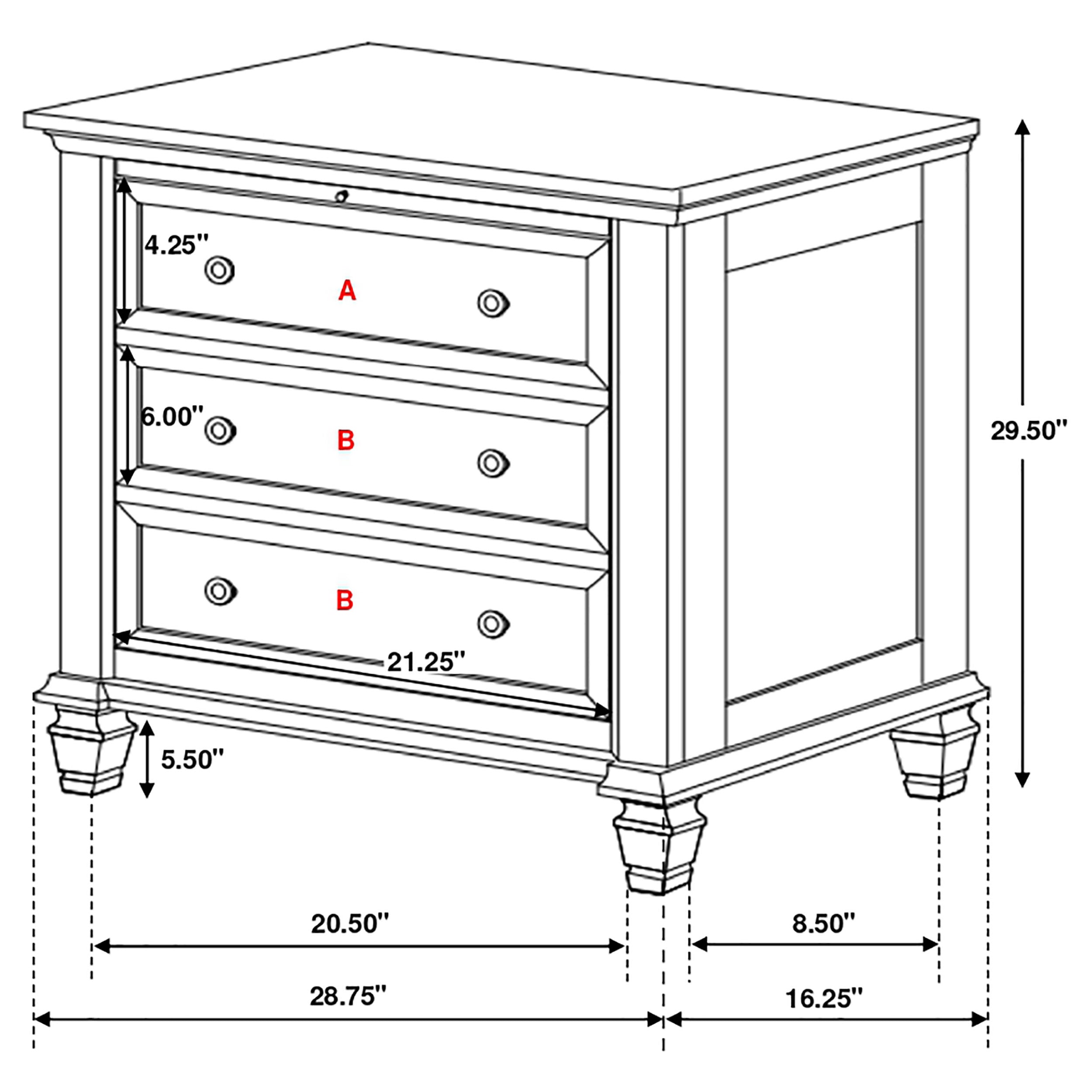 Sandy Beach 4 & 5 Piece Pc Bedroom Set Cal.King & E.King