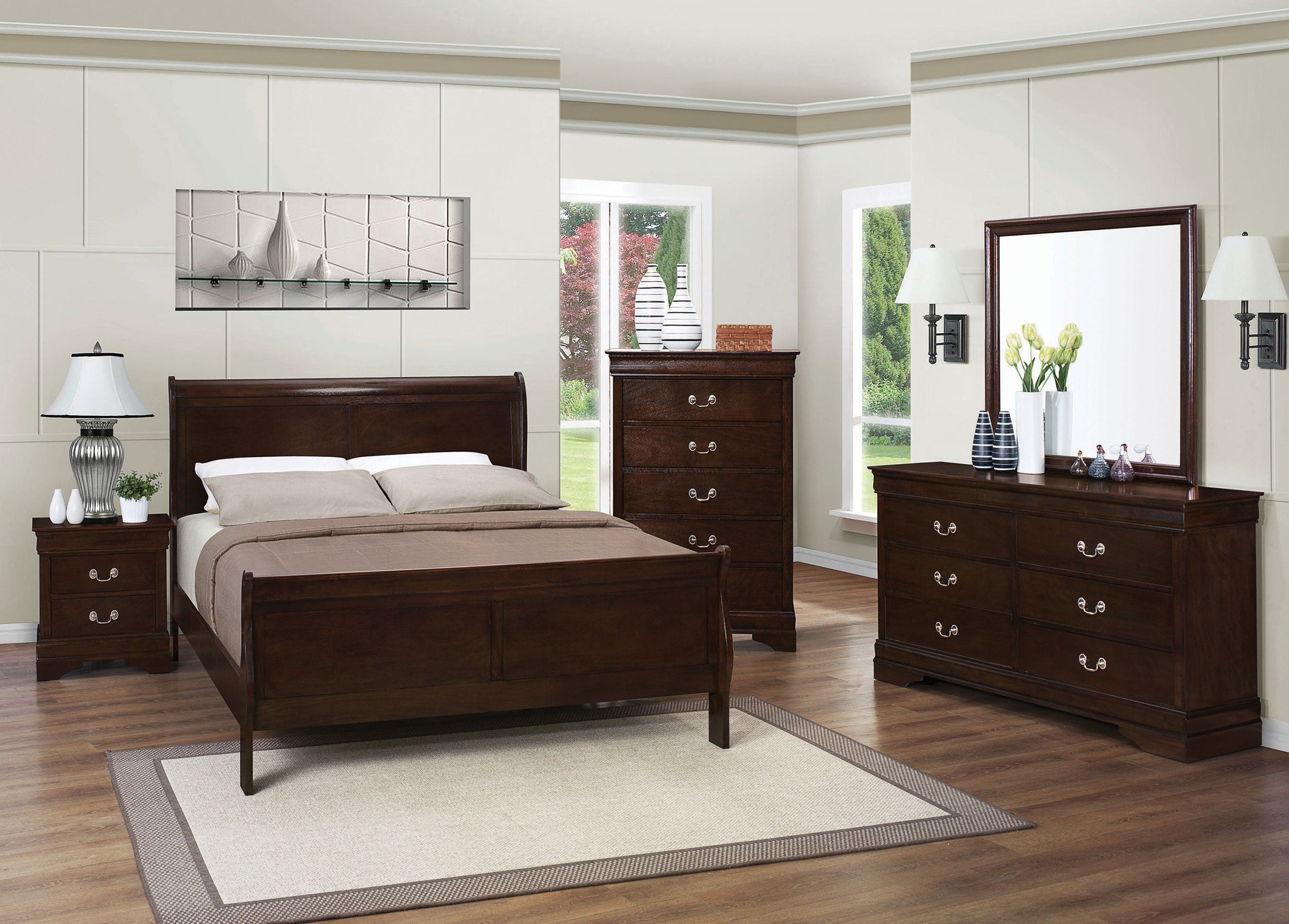 Louis Philippe Bedroom Set