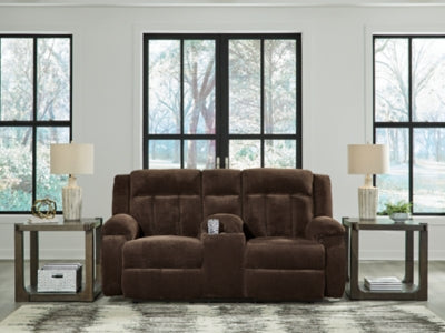 Observation Power Reclining Loveseat with Console - Romeo & Juliet Furniture (Warren,MI)