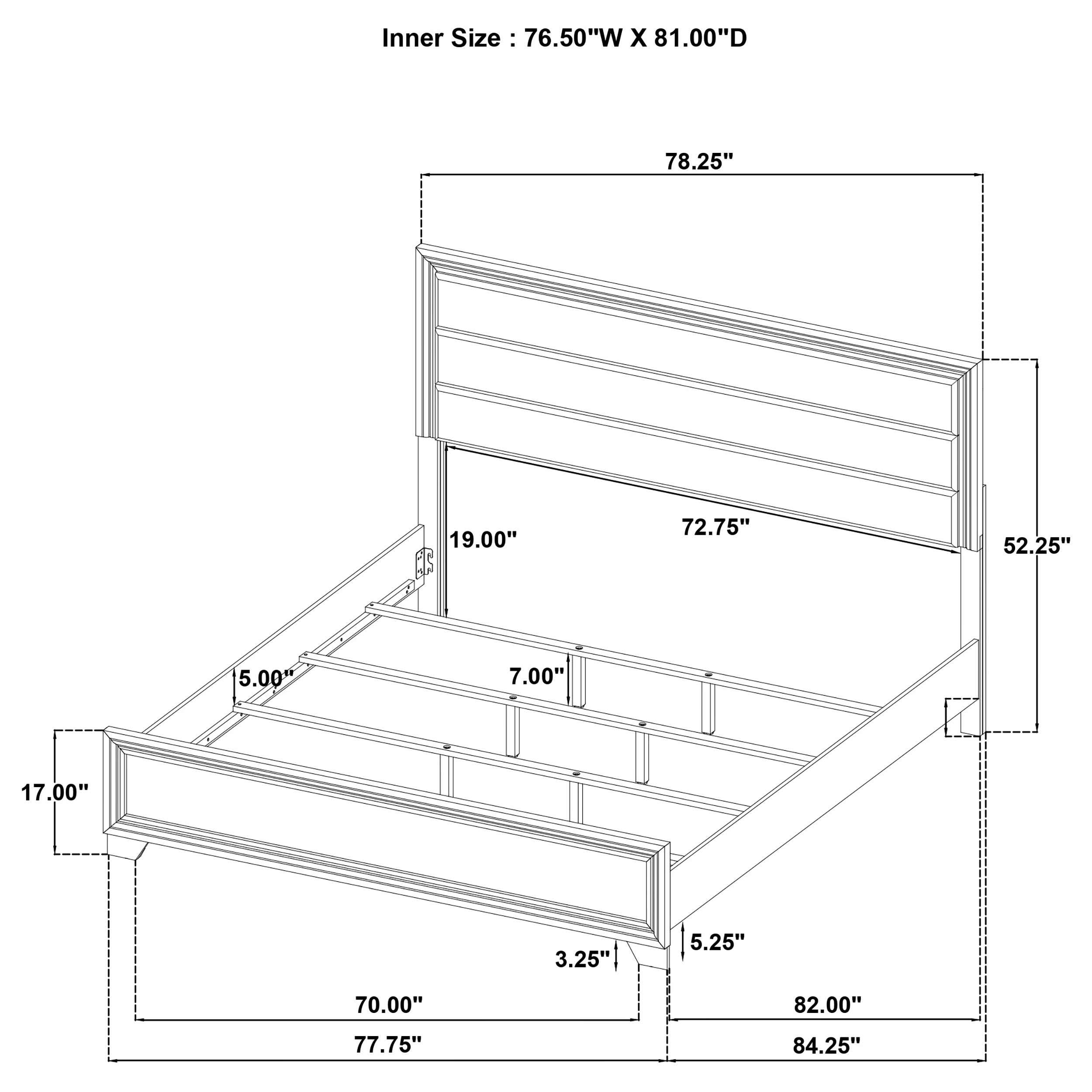 Wright 4 Pc Bedroom Set